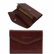 Leather Wallet for Women Brown -Tuscany Leather -