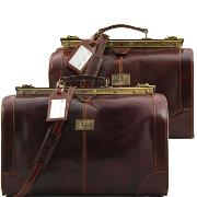 Leather Travel Set Vintage Brown - Tuscany Leather -