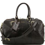 Leather Travel Bag for Women Dark Brown - Tuscany Leather -