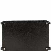 Leather Divider Module with Clip Black-Tuscany Leather-