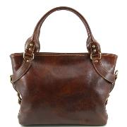 Leather Shoulder Bag for Women  - Tuscany Leather -