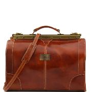 Vintage Leather Travel Bag Honey  - Tuscany Leather –