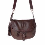 Soft Leather Shoulder Bag for Women Brown - dudubags -