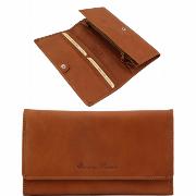 Leather Purse for Women Honey -Tuscany Leather-