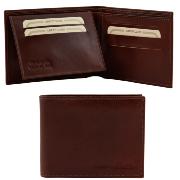Leather Wallet for Men Biagio Brown -Tuscany Leather-