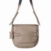 Leather Shoulder Strap Bag for Women Beige -Dudubags-