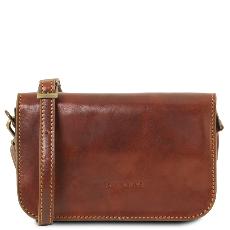 Small Leather Shoulder Bag for Women -Tuscany Leather -
